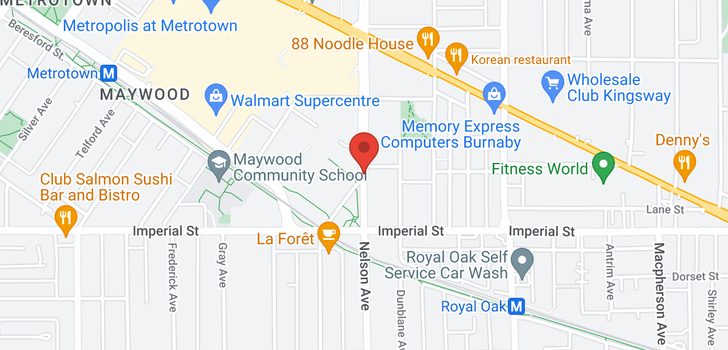 map of 6638 NELSON AVENUE